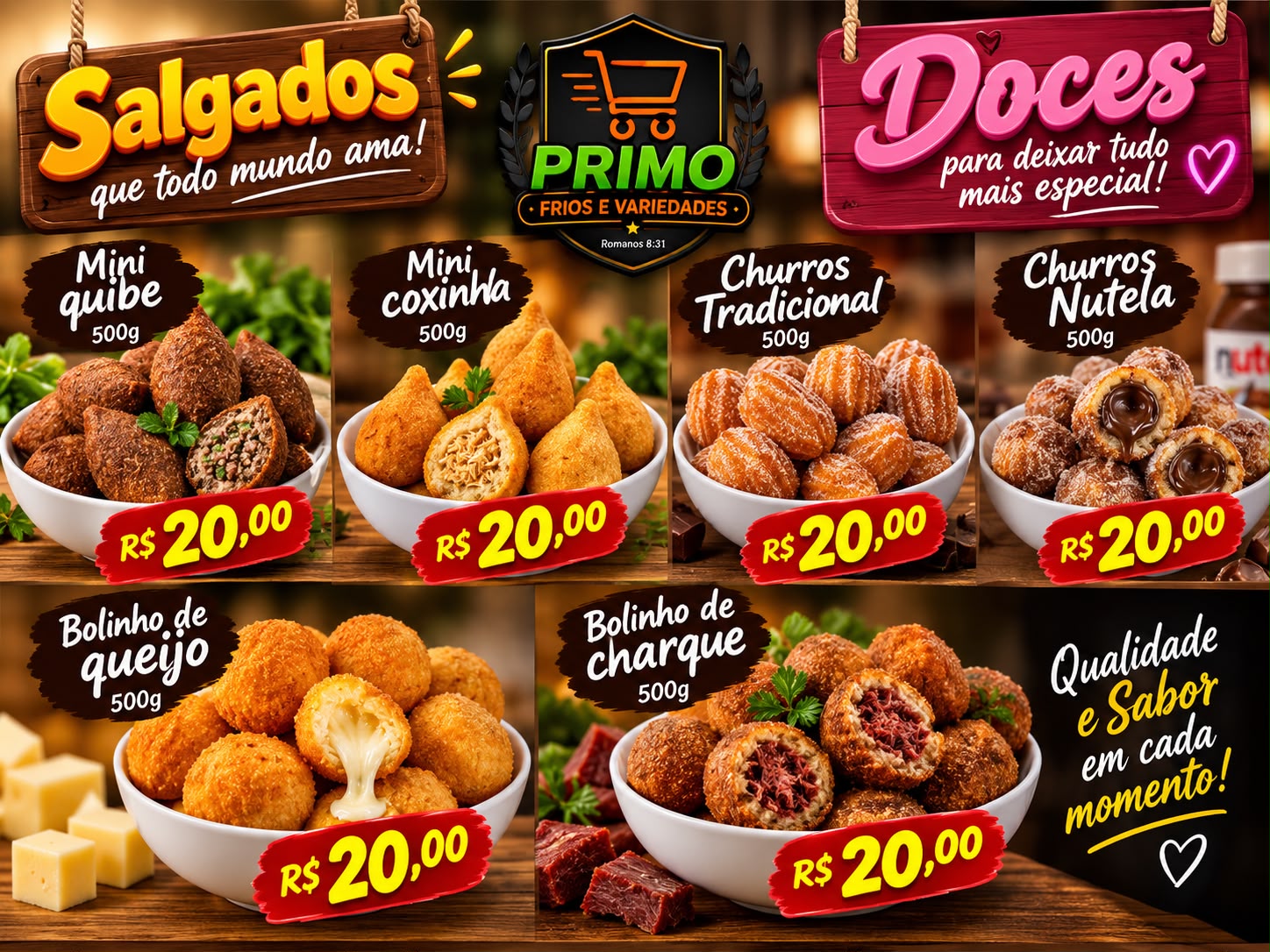Mini Coxinha 500g