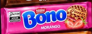 Arte da oferta: Biscoito Bono Morango Leve 4