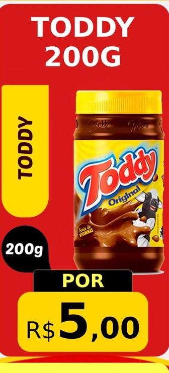 Arte da oferta: Toddy 200g