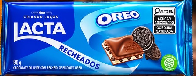 Arte da oferta: Chocolate Lacta Oreo 90g
