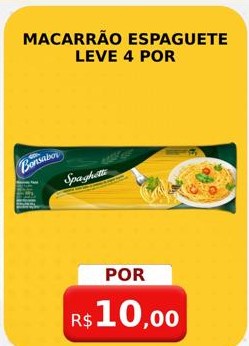 Arte da oferta: Macarrão Espaguete Leve 4