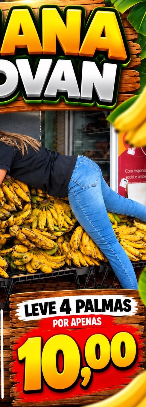 Arte da oferta: Banana Pacovan Leve 4