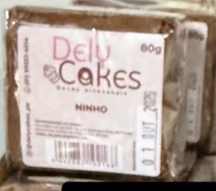 Arte da oferta: Brownie Dely Cakes Ninho 80g
