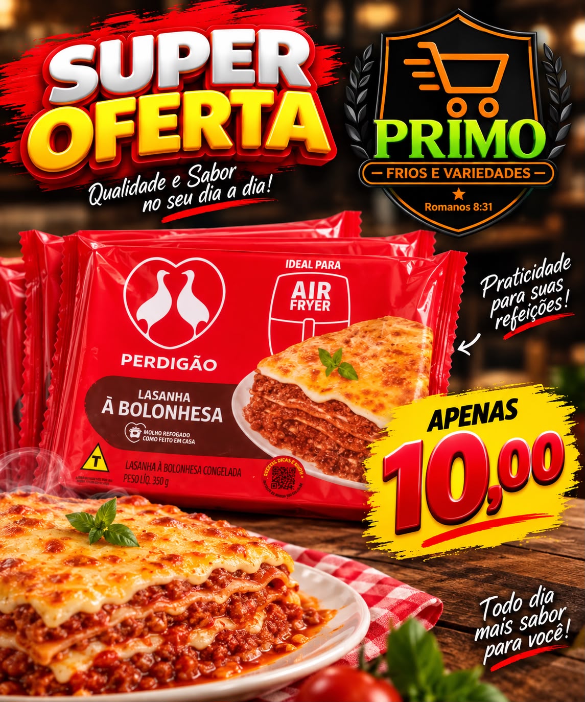 Lasanha à Bolonhesa Perdigão