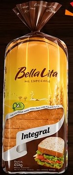 Arte da oferta: Pão Integral Zero Açúcar Bella Vita
