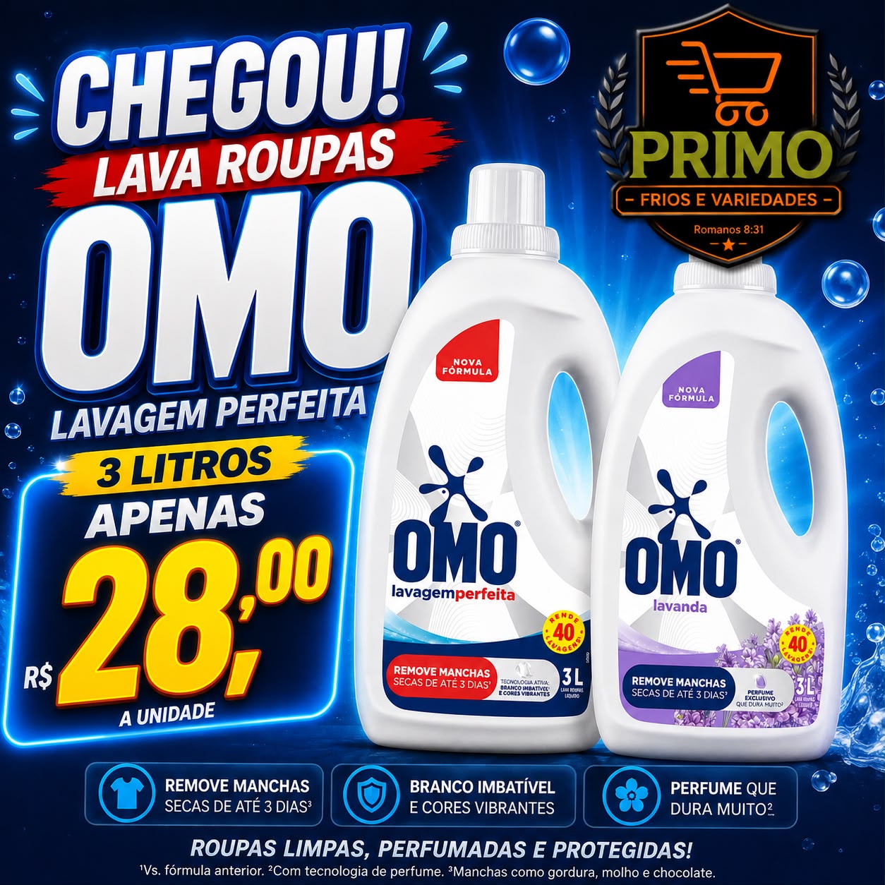 Lava Roupas OMO 3L