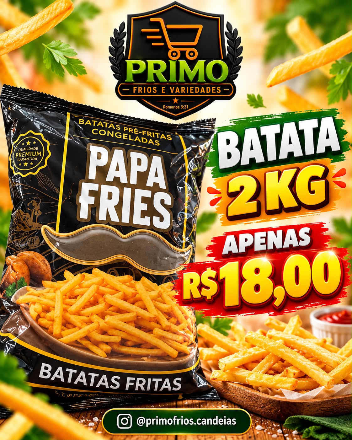 Arte da oferta: Batata 2kg