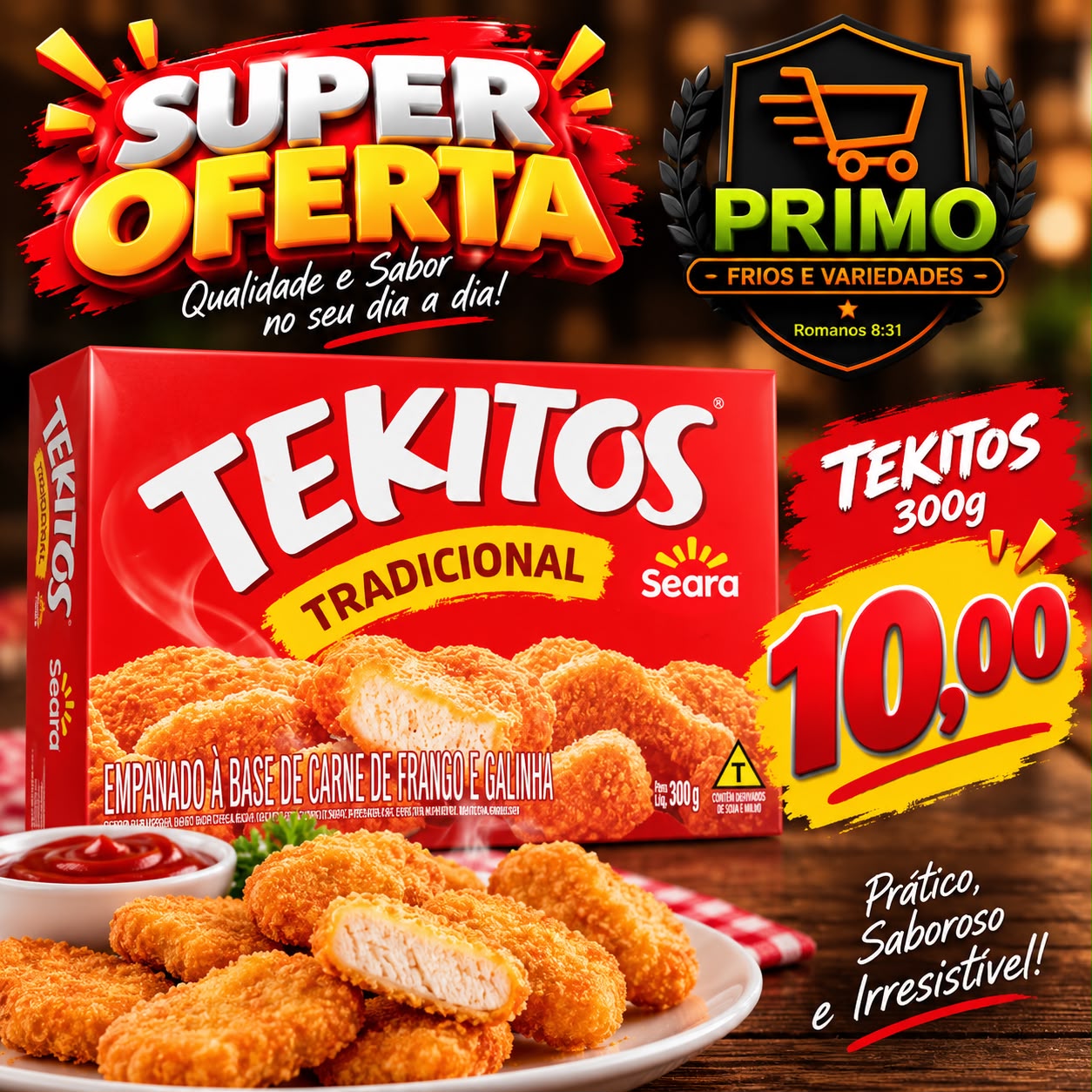 Tekitos Tradicional Seara 300g